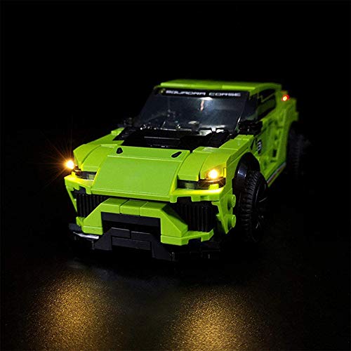 Nlne Conjunto De Luces para (Speed Champions Lamborghini Urus Y Huracan) Modelo De Construcción De Bloques - Kit De Luz LED Compatible con Lego 76899 (NO Incluido En El Modelo)