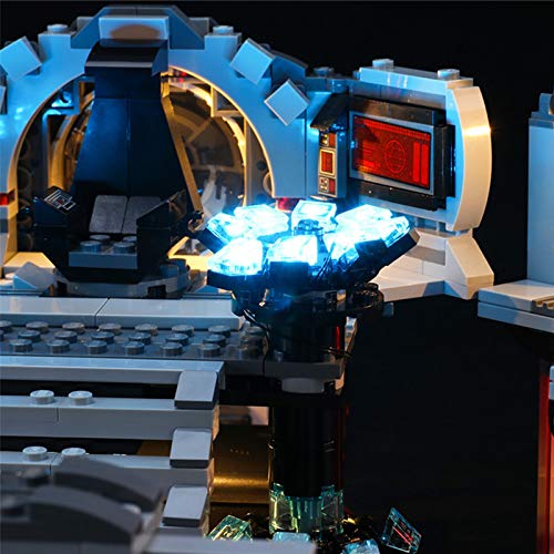 Nlne Conjunto De Luces para (Star Wars - Duelo Final En La Estrella De La Muerte) Modelo De Construcción De Bloques - Kit De Luz LED Compatible con Lego 75291 (NO Incluido En El Modelo)