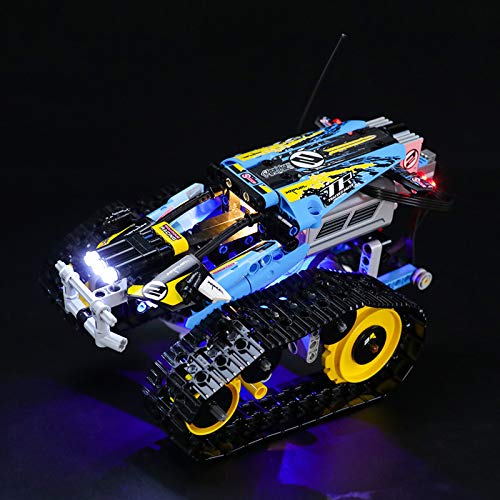 Nlne Conjunto De Luces para (Technic Vehículo Acrobático A Control Remoto) Modelo De Construcción De Bloques - Kit De Luz LED Compatible con Lego 42095 (NO Incluido En El Modelo)