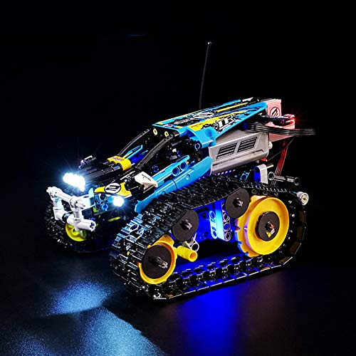 Nlne Conjunto De Luces para (Technic Vehículo Acrobático A Control Remoto) Modelo De Construcción De Bloques - Kit De Luz LED Compatible con Lego 42095 (NO Incluido En El Modelo)