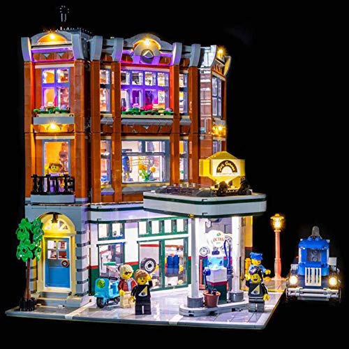 Nlne Kit De Iluminación Led para Taller De La Esquina-Compatible con Ladrillos De Construcción Lego Modelo 10264 (NO Incluido En El Modelo)