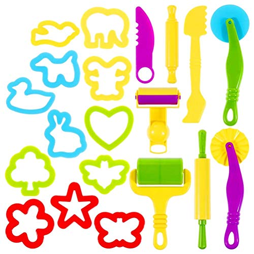 NNGT Play doh Sets para niños, plastilina, 20 Piezas de plastilina, Juego de moldes de Juego, Juego de moldes de plastilina con Forma de Animal para niños