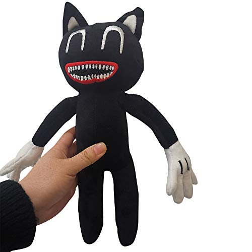 NOA Muñeca de peluche de gato de dibujos animados, monstruo de terror, juguete extraño de peluche de leyendas urbanas de miedo, regalo de cumpleaños de Halloween para niños y niñas coleccionistas