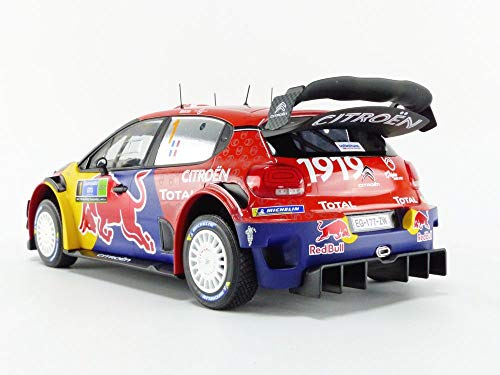 Norev- 1:18 Citroen C3 WRC-Ganador del Rallye de México 2019-S.Ogier/J.Ingrassia (NV181646)