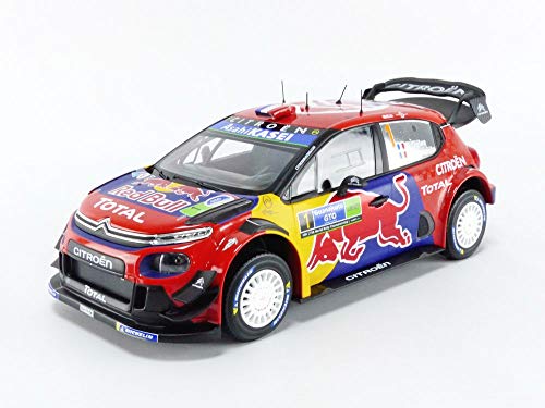 Norev- 1:18 Citroen C3 WRC-Ganador del Rallye de México 2019-S.Ogier/J.Ingrassia (NV181646)