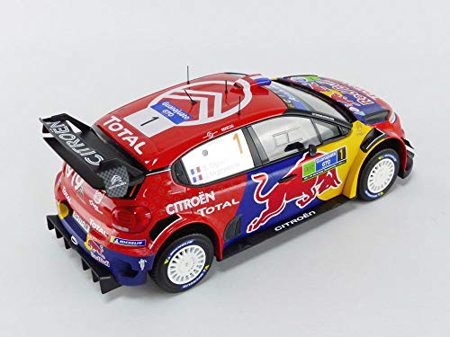 Norev- 1:18 Citroen C3 WRC-Ganador del Rallye de México 2019-S.Ogier/J.Ingrassia (NV181646)