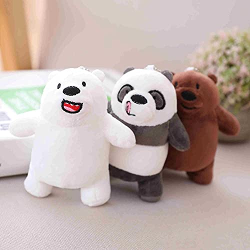 Nos Kawaii Panda Bare Osos De Felpa Oso De Dibujos Animados Toy Colgante Relleno del Oso Grizzly Hielo del Llavero del Oso De Los Niños Regalo De Cumpleaños