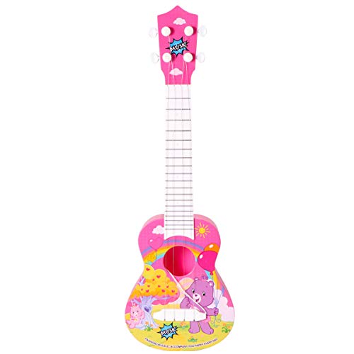 NUOBESTY Niños Juguetes de Guitarra Instrumento Musical de Juguete Juguetes de Ukelele Instrumento Musical Educativo para Niñas Niños Niños Niños