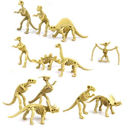 nuolux 12ST assortierte dinosaurios Fossil Esqueleto figuras Niños juguete