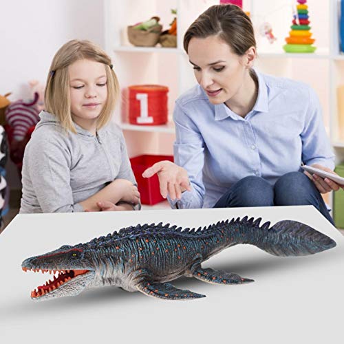 NZ Mosasaurus Juguete, Dinosaur Figurines Toys, Mosasaurio/liopleurodón/Animal Marino, Dinosaurio Realista Pintado A Mano Suave, Regalo Divertido para Niños