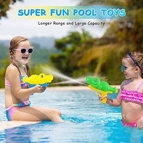 O-Kinee Pistola de Agua, 2 Piezas Water Pistol Gun, Juguetes Piscina Water Gun, Pistola de Agua de Juguete, Piscina Juguetes Niños para Batalla de Agua, Playa, Juego al Aire Libre