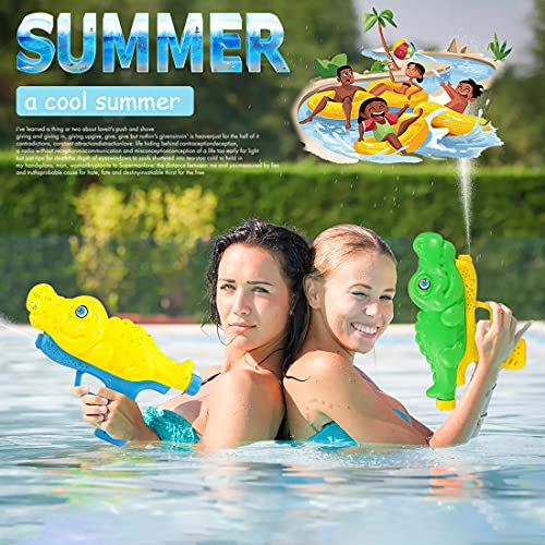 O-Kinee Pistola de Agua, 2 Piezas Water Pistol Gun, Juguetes Piscina Water Gun, Pistola de Agua de Juguete, Piscina Juguetes Niños para Batalla de Agua, Playa, Juego al Aire Libre