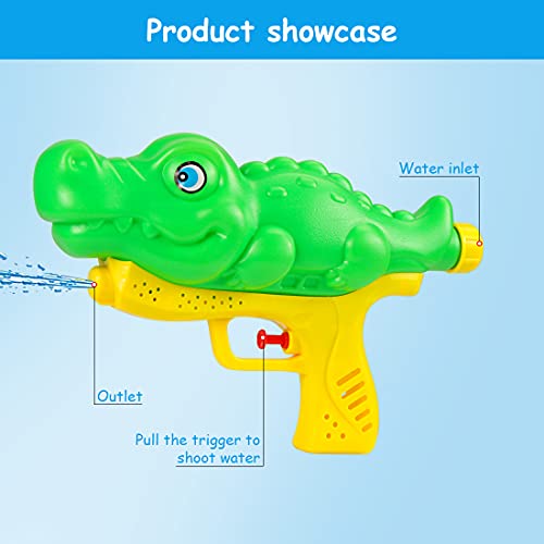 O-Kinee Pistola de Agua, 2 Piezas Water Pistol Gun, Juguetes Piscina Water Gun, Pistola de Agua de Juguete, Piscina Juguetes Niños para Batalla de Agua, Playa, Juego al Aire Libre