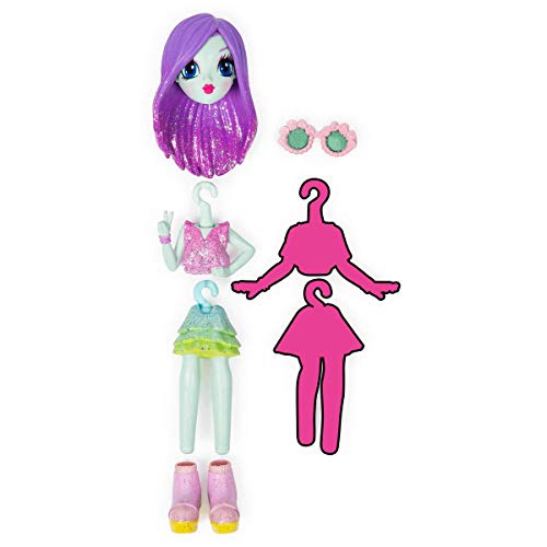 Off the Hook Mix y Match Fashion Doll - Brooklyn Cabello Morado