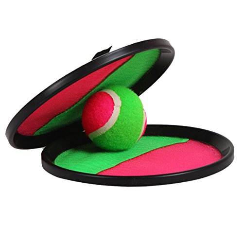 OFKPO Los Niños Juego de Catch-Ball, Juego de Bolas de Lanzamiento y Captura, Juego de Plato y Pelota