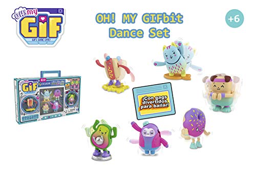 Oh My GIF- Pack de 6, bit Dance Set (Famosa HMY02000)