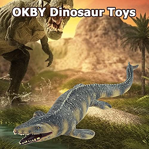 OKBY Dinosaur Toys - 45CM Realista Mosasaurus Dinosaur Animal Modelo Figura Niños Juguetes