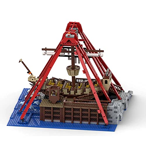 OLOK MOC-67413, 2389 piezas, diseño de barco pirata con motores, juguete de construcción compatible con Lego Creator