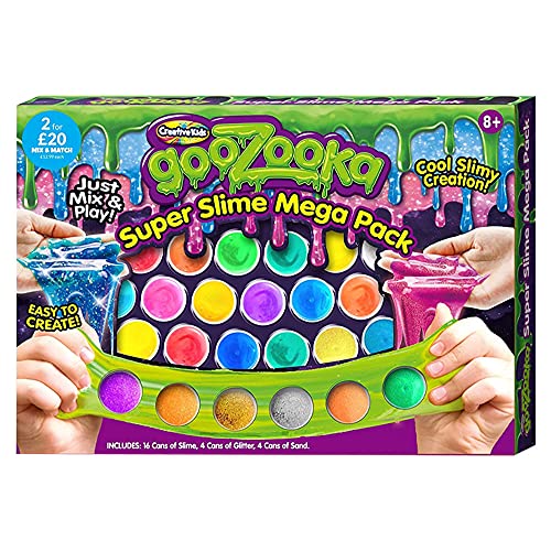 Online Street Creative Kids GooZooka Super Slime Mega Pack para niños de 8 años