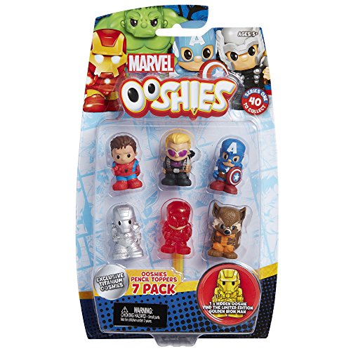 Ooshies Set 1 figura de acción "Marvel Series 1" (7 unidades)