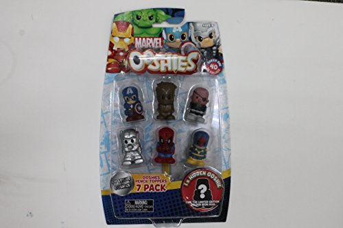 Ooshies Set 2 figura de acción "Marvel Series 1" (7 unidades)