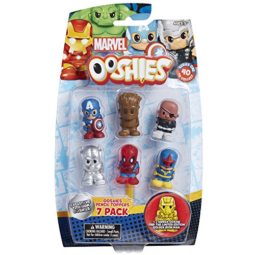 Ooshies Set 2 figura de acción "Marvel Series 1" (7 unidades)