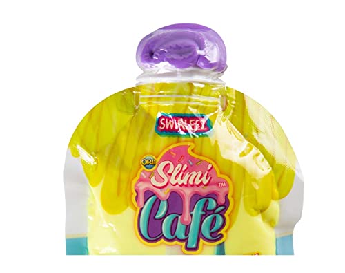 ORB 35778 Slimi Cafe Compound Swirleez Lemonitwist, Paquete Adicional con Slimy Amarillo limón para Hacer cremas para Decorar pastelerías, Juguetes para niños a Partir de 8 años, Color Amarillo