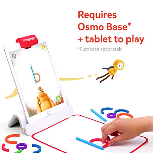 Osmo 902-00017 Palos y Anillos con ABC y Squiggle Magic Games (2019) Juguete Educativo, Multi