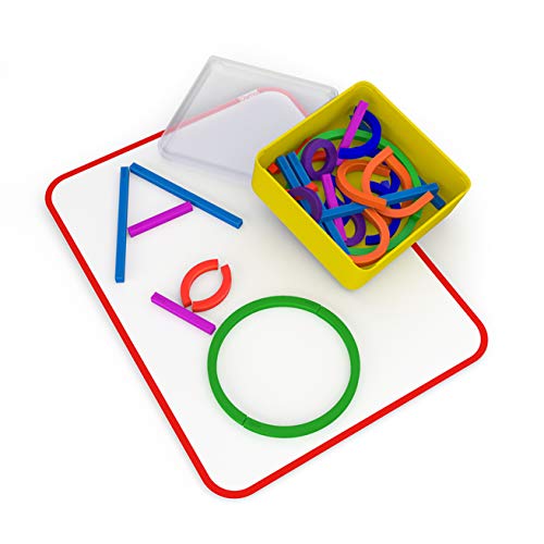 Osmo 902-00017 Palos y Anillos con ABC y Squiggle Magic Games (2019) Juguete Educativo, Multi