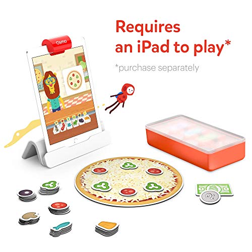 Osmo Pizza Co. Starter Kit-Edad 5-12-Habilidades de comunicación y matemáticas iPad Base Incluido, a Partir de 5 a 10 años, Color sí, (901-00043)