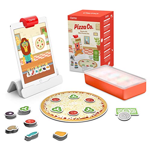 Osmo Pizza Co. Starter Kit-Edad 5-12-Habilidades de comunicación y matemáticas iPad Base Incluido, a Partir de 5 a 10 años, Color sí, (901-00043)