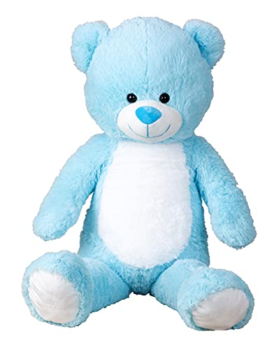 Oso de Peluche Gigante XXL, 100 cm Color Azul