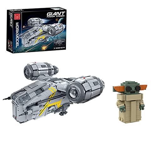 OSoMax Gran mandaloriano Razor Crest nave espacial compatible con Lego Star Wars nave espacial UCS – 4453 piezas