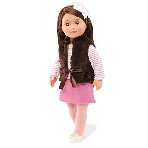 Our Generation- Sienna Muñeca Clásica, Multicolor, 46 cm (Branford BD31022Z)