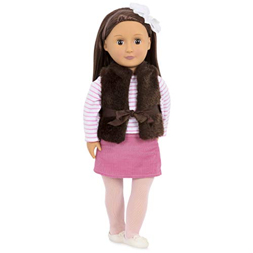 Our Generation- Sienna Muñeca Clásica, Multicolor, 46 cm (Branford BD31022Z)