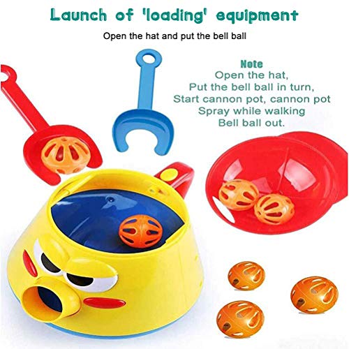 Ourine Electric Push Walker & Whirl Scoop A Ball Launcher Walker Set, Baby Toddler Stroller Toy Puzzle Fun Launcher Toy para niños