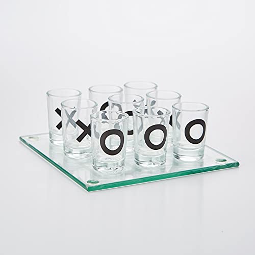 Out of the blue-Juego de Beber Tic TAC Toe, Multicolor, 1 Unidad (Paquete de 1) (79/3967)