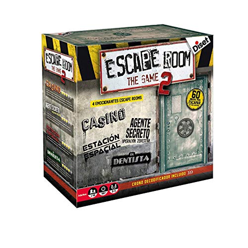 Outletdelocio. Juego de Mesa Escape Room V2 Original. Edicion Española. +16 años