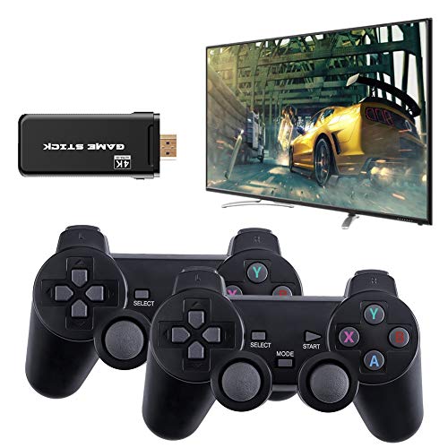 Oyria Wireless Game Joystick Controller, Consola inalámbrica USB Game Stick Consola de Videojuegos Mini Controlador Retro de 8 bits Salida HDMI Reproductor Dual Incorporado 3500 Classic Game