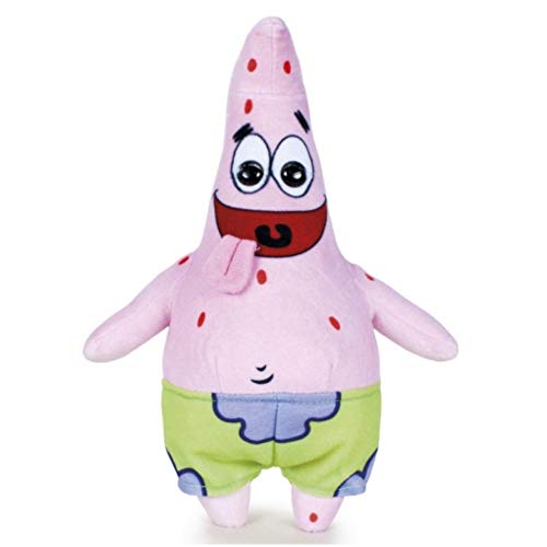 Pack 2 Peluches Bob Esponja: Bob Esponja (22cm) + Patricio (24cm)