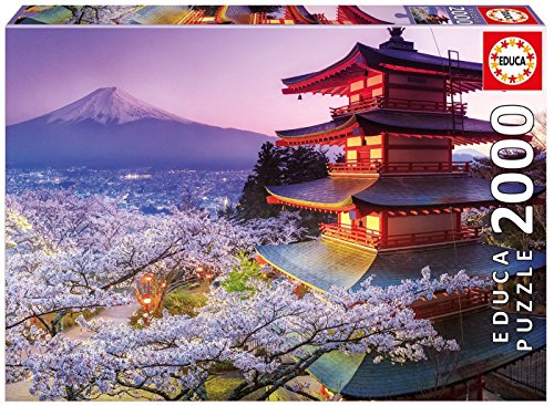 Pack Puzzle Educa 16775. Monte Fuji. Japon. 2000 piezas + Tapete Puzzle Roll 2000 piezas