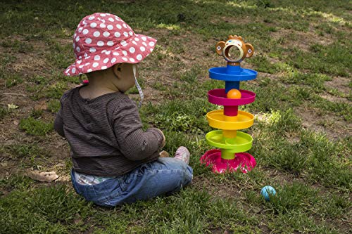 PALESTRAKI Circuito de Bolas Infantil para niños pequeños y bebés, Juguete Educativo de Aprendizaje con Sonido para niños de 1, 2, 3 años de Edad. Juego Divertido para niños