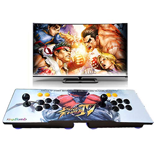 Pandora's Box 5S Arcade Game Console 1299 en 1 TV Juego de videojuegos con 2 botones de joystick Partes de la fuente de alimentación Salida HDMI VGA USB Se puede seleccionar Tres Patrones（RYU）