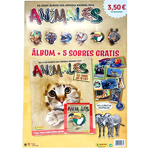 Panini- Animales 2019 Álbum (003713AE)