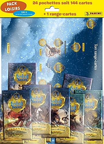 Panini France SA- Packs Loisirs Fantasy Riders Pack de Ocio 2021 – 1 Porta Tarjetas + 24 Bolsillos, Color (003543SPF)