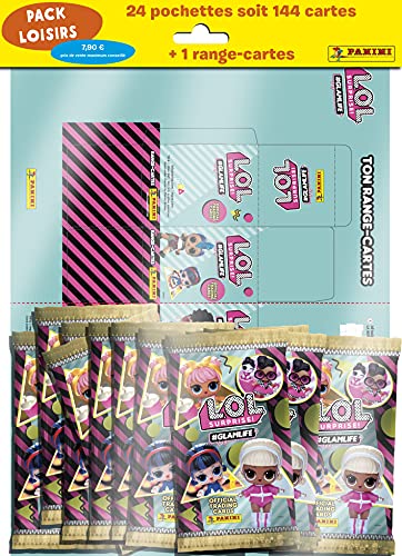 Panini France SA- Packs Loisirs LOL 2 Trading Cards Pack de Ocio 2021 – 1 Porta Tarjetas + 24 Bolsillos, Color (003850SPF)