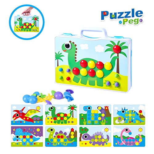 Paochocky Puzzles 3D Montessori Juguetes Bloques Construccion Rompecabezas Bricolaje Taladro Eléctrico Juguetes para Niños 3 4 5 6 7 8 9 10 Años