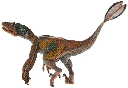 Papo Figura Dinosaurio Velociraptor con Plumas 18X6,6X11CM, Multicolor (55055)