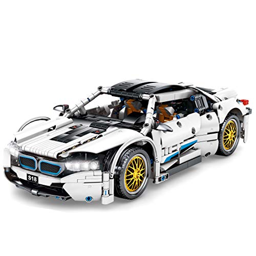 PARIO 1270 piezas 1:14 Técnica Coche Deportivo Modelo Custom Kit MOC Auto bloques de construcción para BMW Auto Compatible con Lego Technic