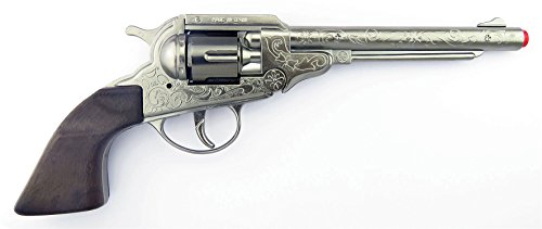 Partner Jouet-ser cowboy pistola, color plata, sin talla (GONHER A0200096)